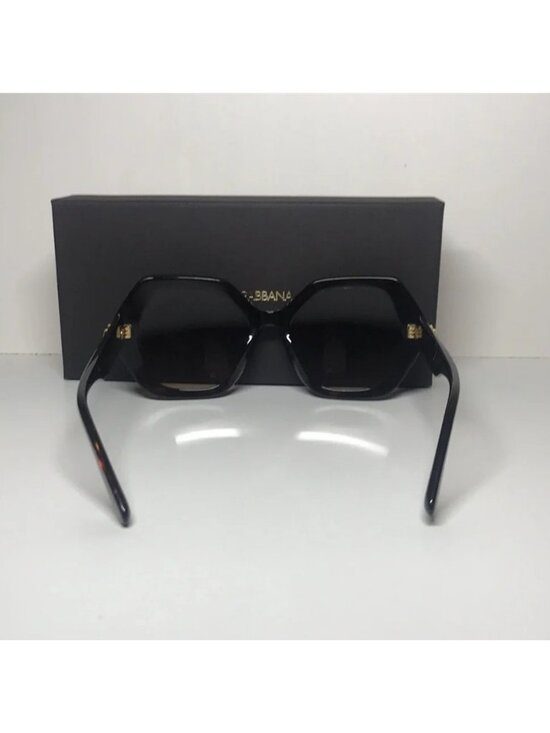 New Authentic Dolce & Gabbana DG4406 502/13 Gradient Brown Hexagonal Sunglasses main image 8